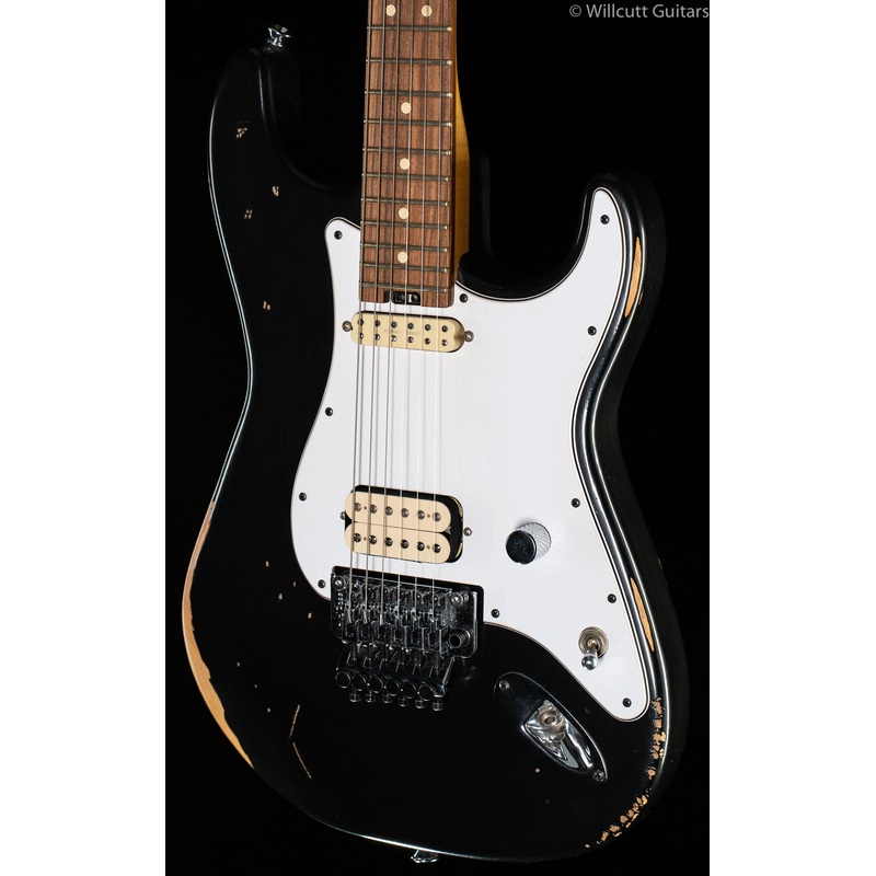 Charvel Limited Edition Super Stock SC1, Pau Ferro Fingerboard, Black Relic - ULT975560817100