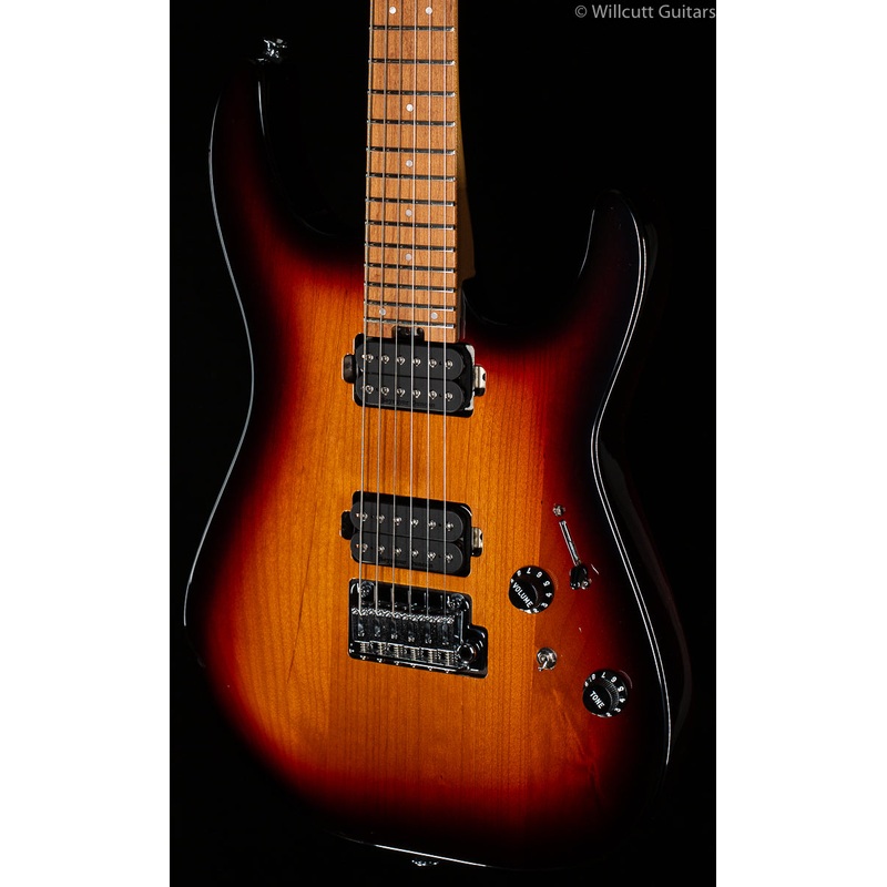 Charvel Pro-Mod DK24 HH 2PT CM, Caramelized Maple Fingerboard, 3-Tone Sunburst - ULT975560817190