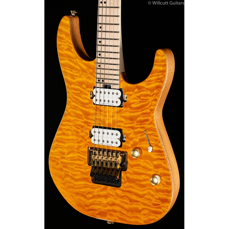 Charvel Pro-Mod DK24 HH FR M Mahogany with Quilt Maple, Maple - ULT975560817099