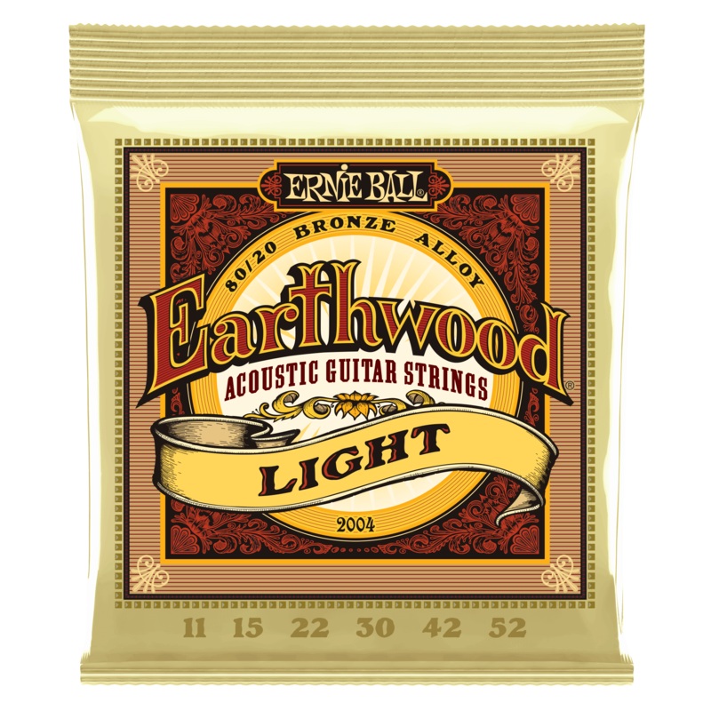 Ernie Ball Earthwood Light Gauge - Box of 12 Sets - ULT975560816877