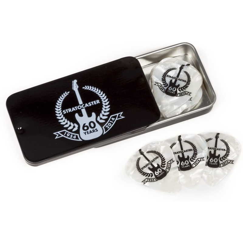 Fender 60th Anniversary Medium Pick Tin 12-pack - ULT975560816876
