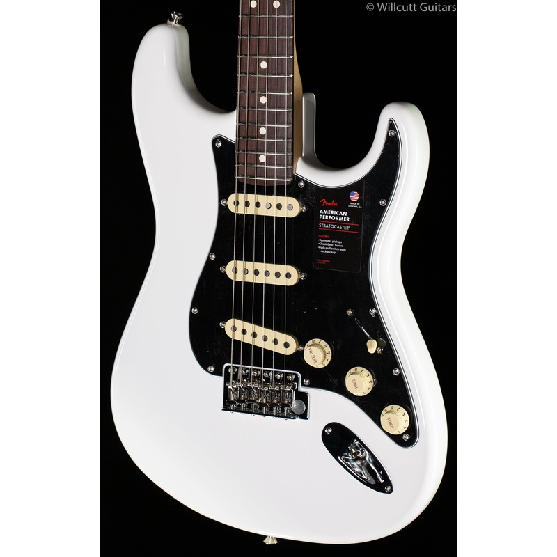 Fender American Performer Stratocaster Arctic White Rosewood - ULT975560816857