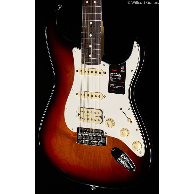 Fender American Performer Stratocaster HSS 3-Color Sunburst - ULT975560816859