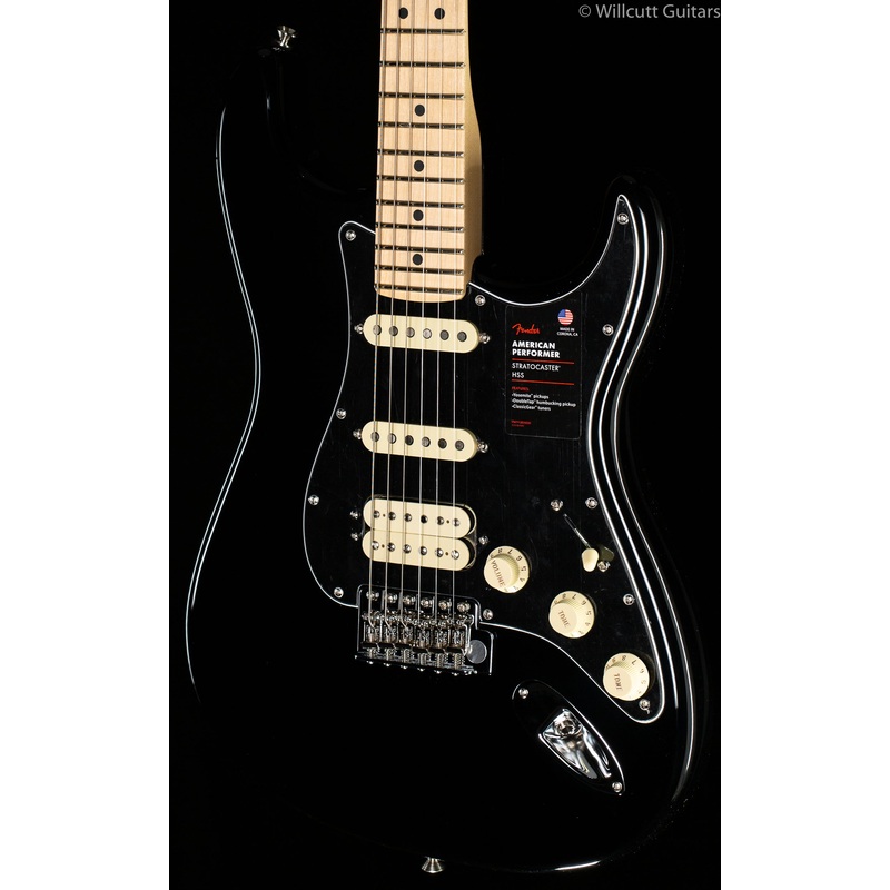 Fender American Performer Stratocaster HSS Black - ULT975560816861