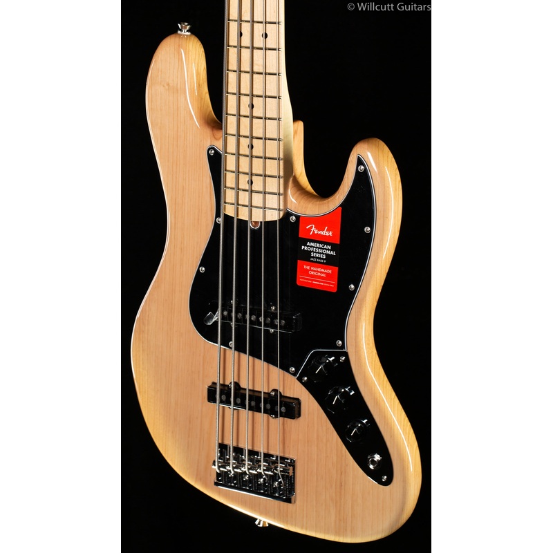Fender American Professional Jazz Bass V Natural Maple - ULT975560816900