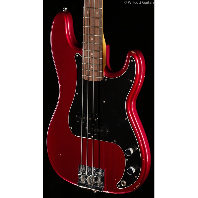 Fender Nate Mendel P Bass Candy Apple Red Bass Guitar - ULT975560816911