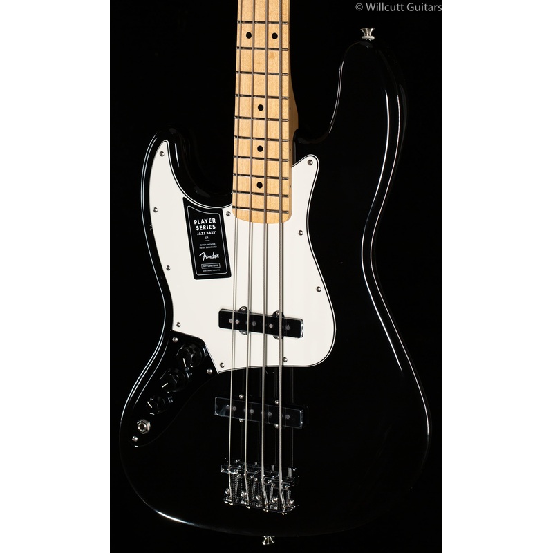 Fender Player Jazz Bass Black Lefty Bass Guitar - ULT975560816867