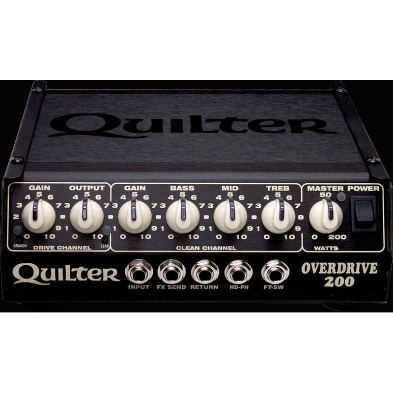 Quilter Overdrive 200, 4 Channel "Overdrive" Style Amplifier. 4 pounds. 200 Watts. DEMO - ULT975560817202