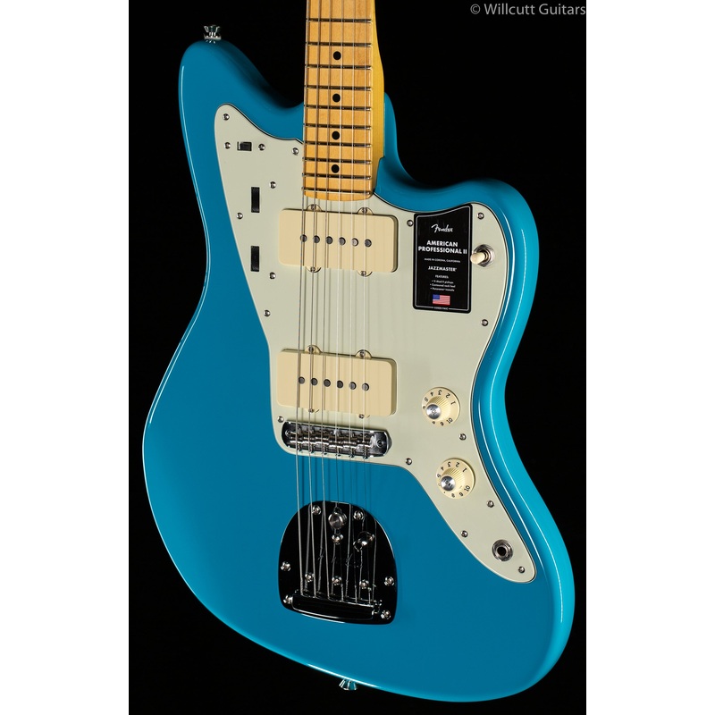 Fender American Professional II Jazzmaster Miami Blue Maple Fingerboard - ULT975560816498