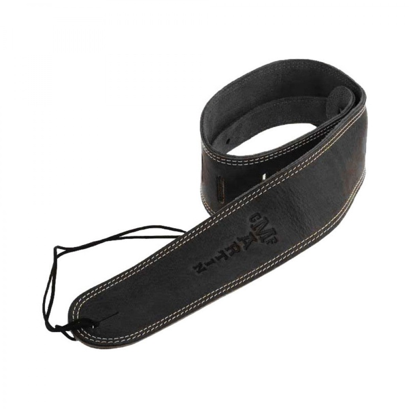 Martin 18A0013 Black Ball Glove Leather Guitar Strap - ULT975560816486