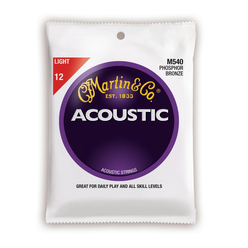 Martin Acoustic Phosphor Bronze Guitar Strings -.012-.054 Light - ULT975560816600