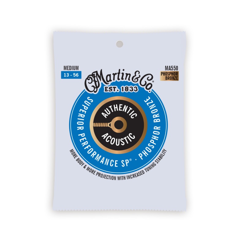 Martin Authentic Acoustic SP Phosphor Bronze Guitar Strings -.013-.056 Medium - ULT975560816623