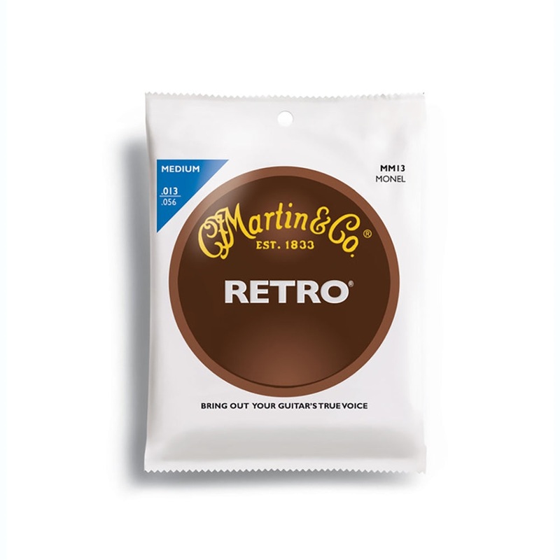Martin Retro Acoustic Guitar Strings -.013-.056 Medium - ULT975560816619