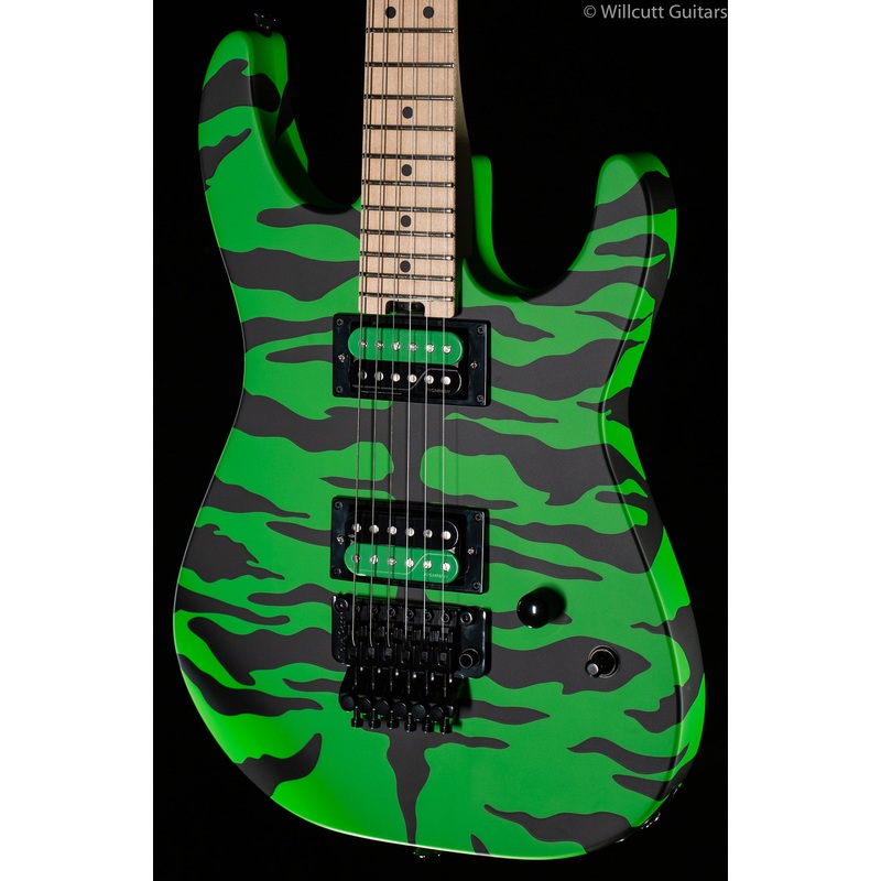 Charvel Satchel Signature Pro-Mod DK Slime Green Bengal Maple Fingerboard - ULT975560816478