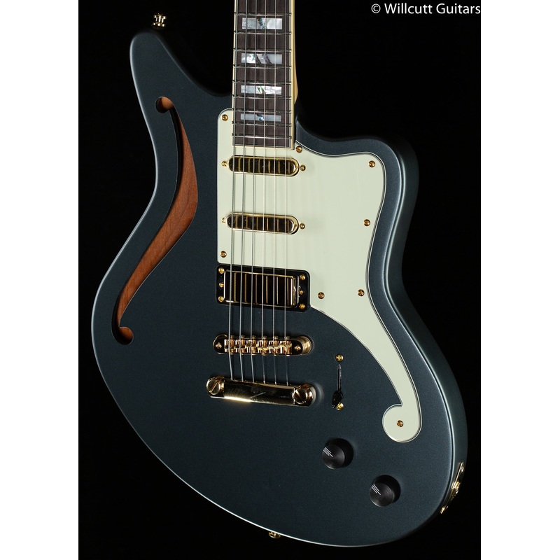D'Angelico DELUXE BEDFORD SH LE MATTE CHARCOAL - ULT975560816291