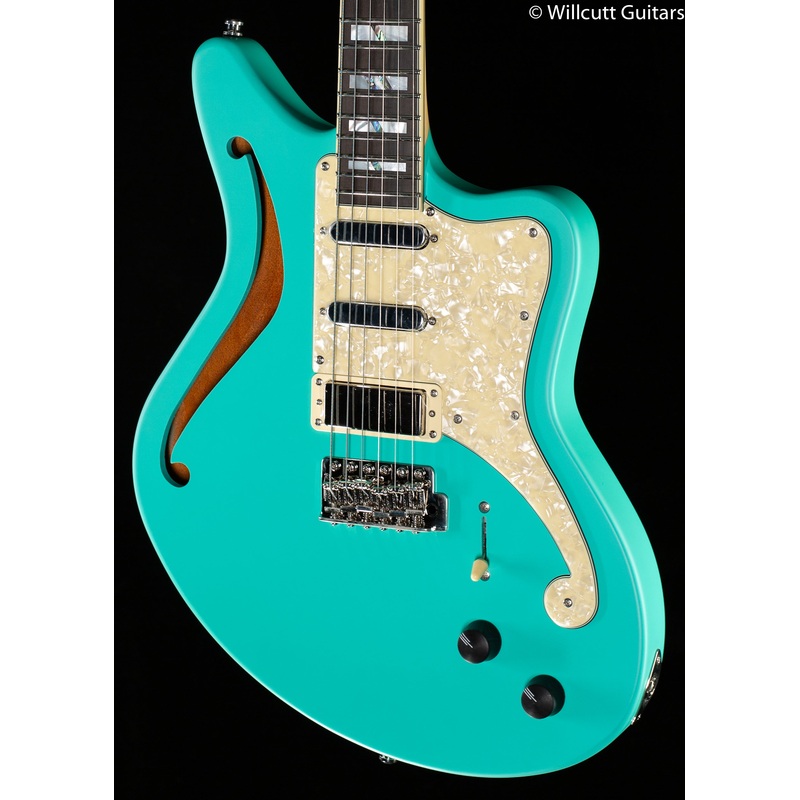 D'Angelico DELUXE BEDFORD SH LE MATTE SURF GREEN - ULT975560816290