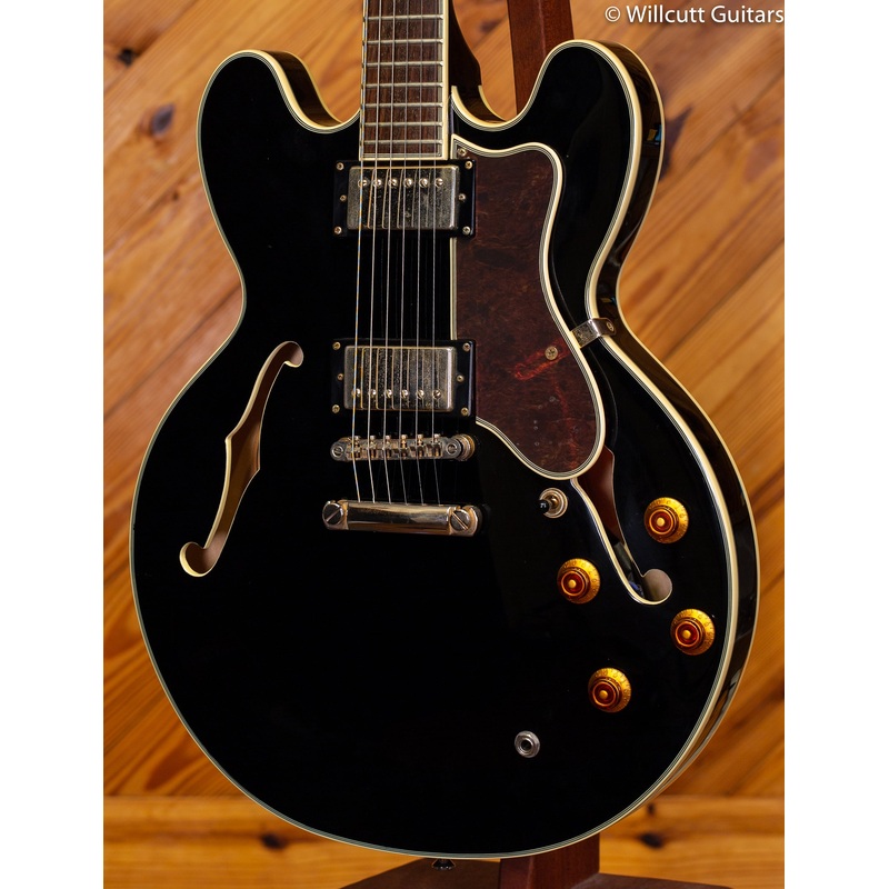 Epiphone USED Sheraton II, Ebony, Gold Hardware DEMO - ULT975560816269