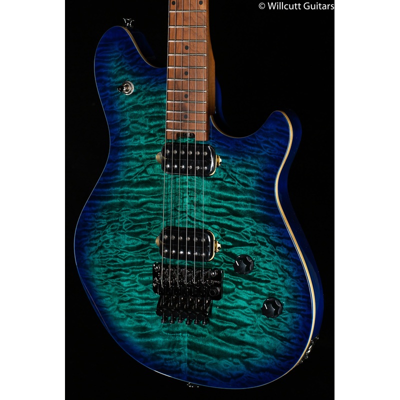 EVH Wolfgang WG Standard QM, Baked Maple Fingerboard, Chlorine Burst - ULT975560816280