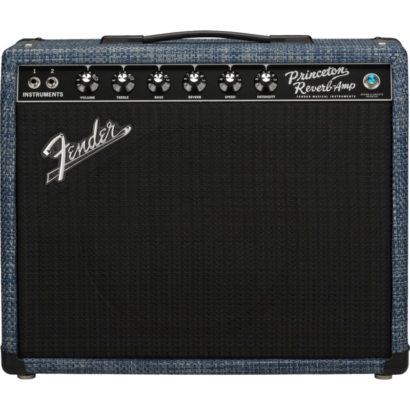 Fender '65 Princeton Reverb Chilewich Denim Limited Edition - ULT975560816464