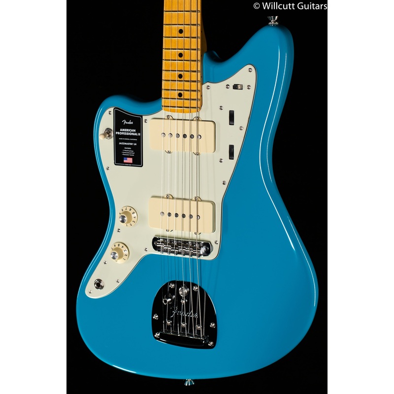Fender American Professional II Jazzmaster Miami Blue Maple Fingerboard Left-Hand - ULT975560816221