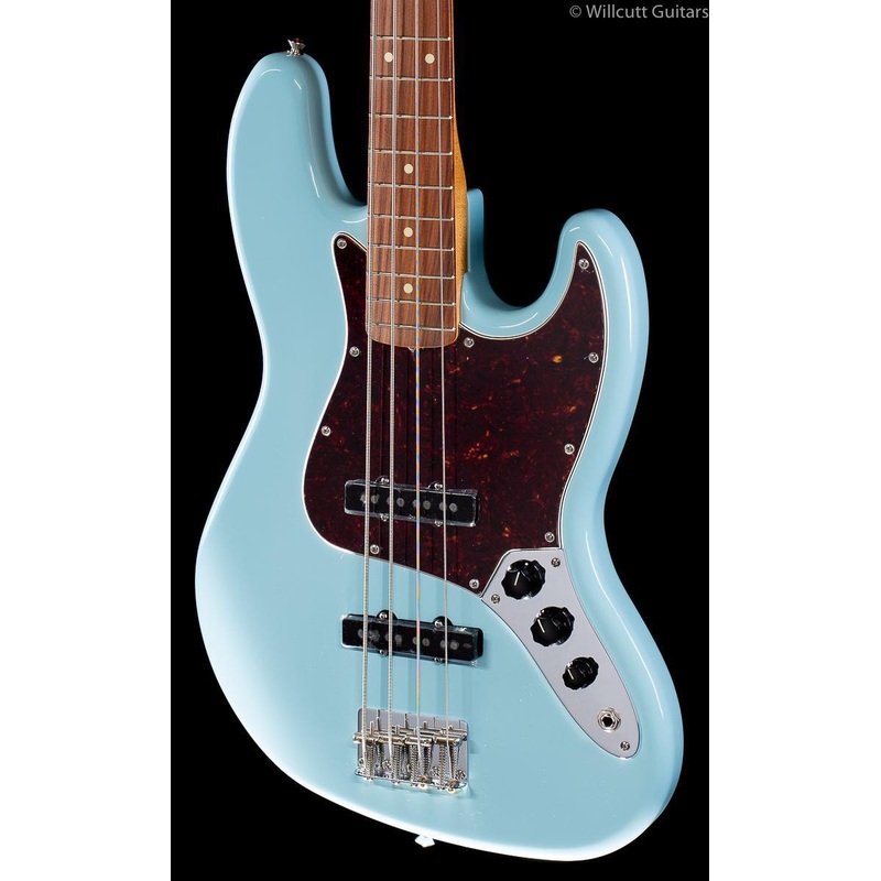 Fender Vintera '60s Jazz Bass Daphne Blue Bass Guitar - ULT975560816392