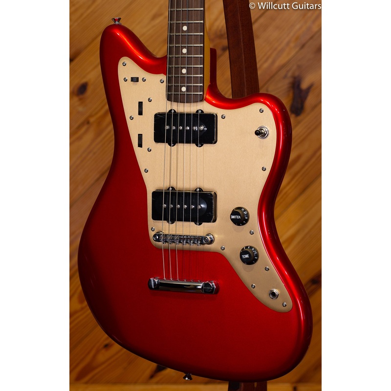 Squier Deluxe Jazzmaster Candy Apple Red - ULT975560816317