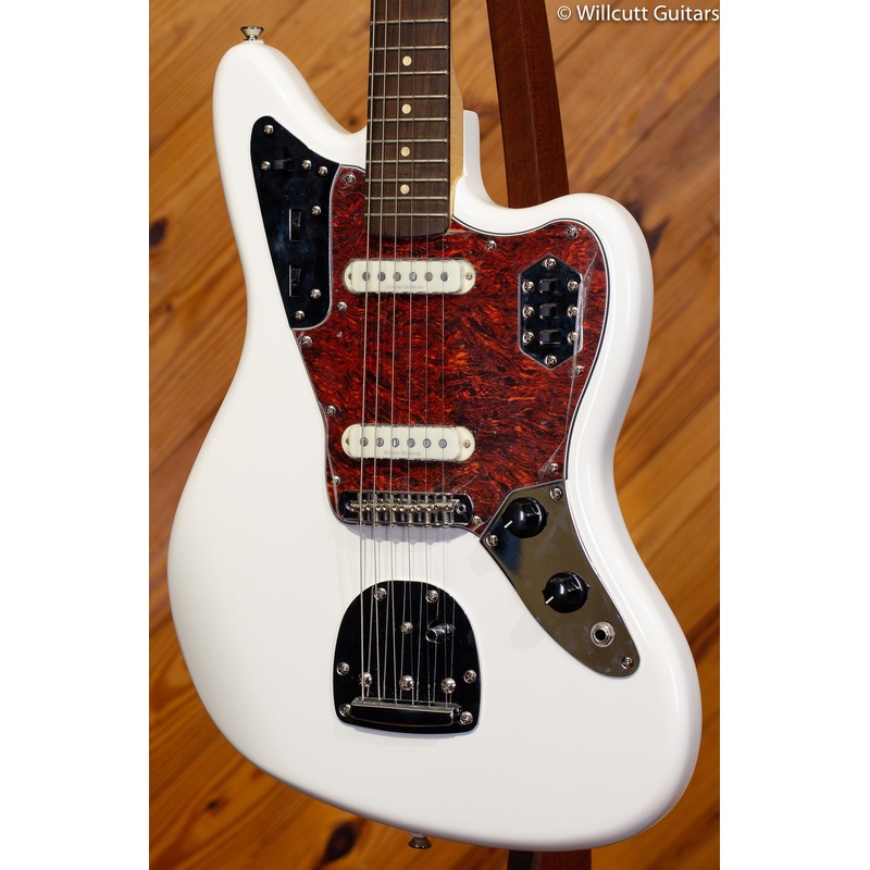 Squier Vintage Modified Jaguar, Rosewood Fingerboard, Olympic White - ULT975560816310