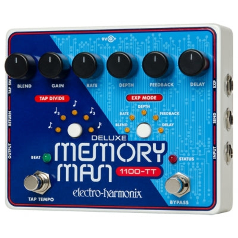 Electro Harmonix Deluxe Memory Man 1100-TT Analog Delay with Tap Tempo - ULT975560816084