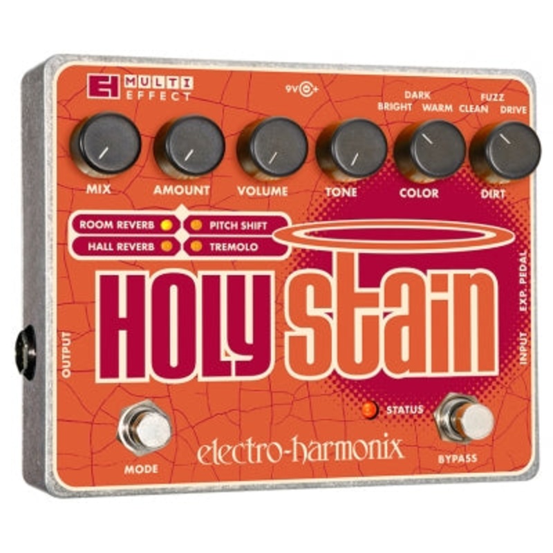 Electro Harmonix Holy Stain Distortion, Reverb, Pitch, Tremolo Multi-Effect - ULT975560816167