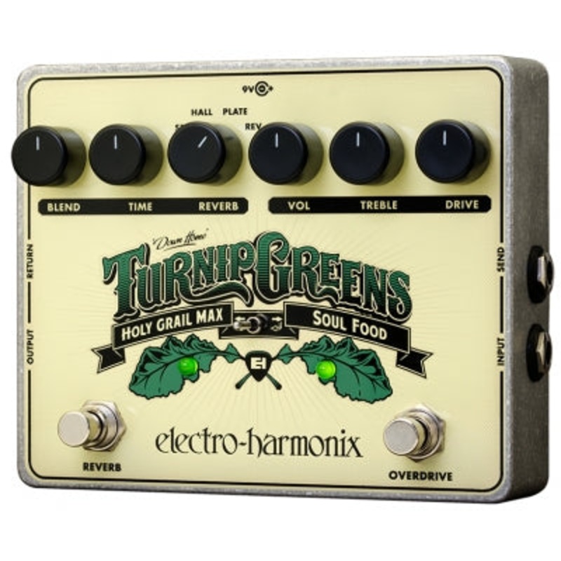 Electro Harmonix Turnip Greens Overdrive / Reverb Multi-Effect - ULT975560816080