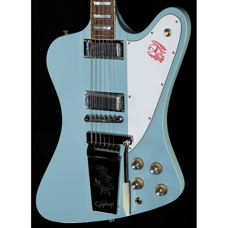 Epiphone 1963 Firebird V Frost Blue Maestro Vibrola (076) - ULT975560815974