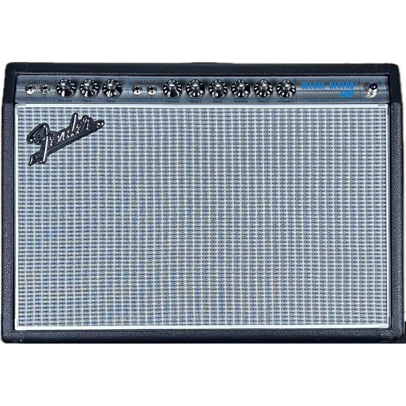 Fender '68 Custom Deluxe Reverb 1x12 Black - ULT975560815873
