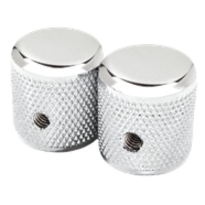 Fender Pure Vintage '58 Telecaster Knurled, (2), Chrome/Aluminum - ULT975560815868