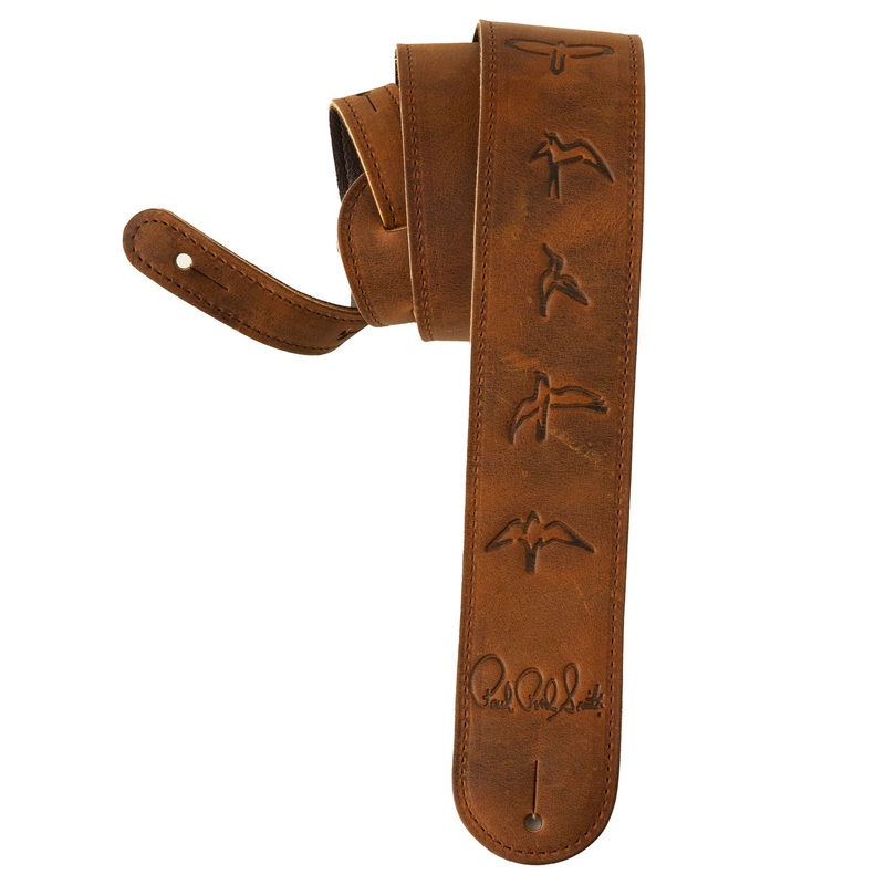 PRS Embossed Leather Birds Strap - ULT975560816097