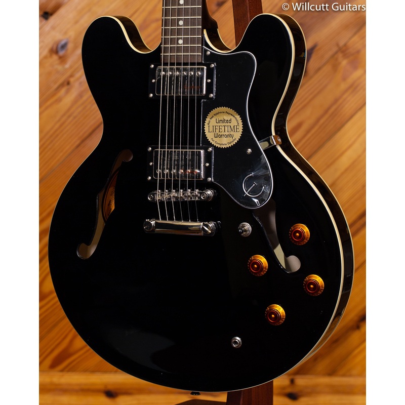 Epiphone Dot Ebony Chrome Hardware DEMO - ULT975560815505