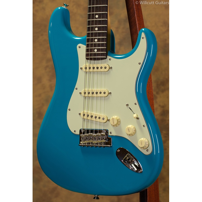 Fender American Pro II Stratocaster Miami Blue DEMO - ULT975560815632