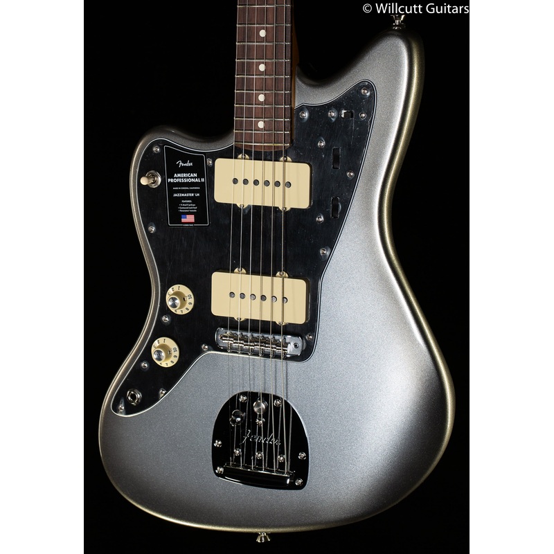Fender American Professional II Jazzmaster Mercury Rosewood Fingerboard Left-Hand - ULT975560815504