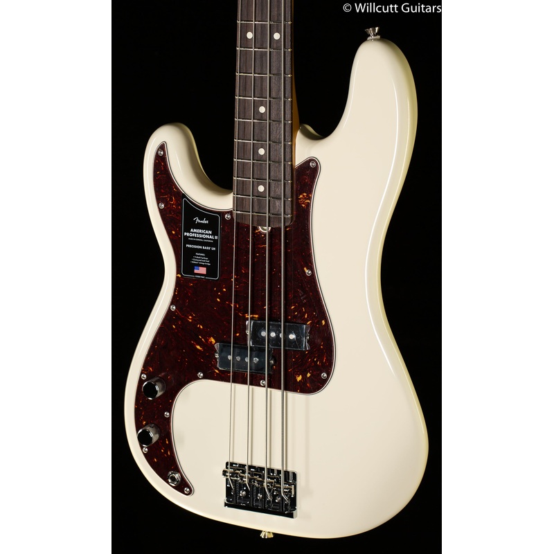 Fender American Professional II Precision Bass Olympic White Left-Hand - ULT975560815561