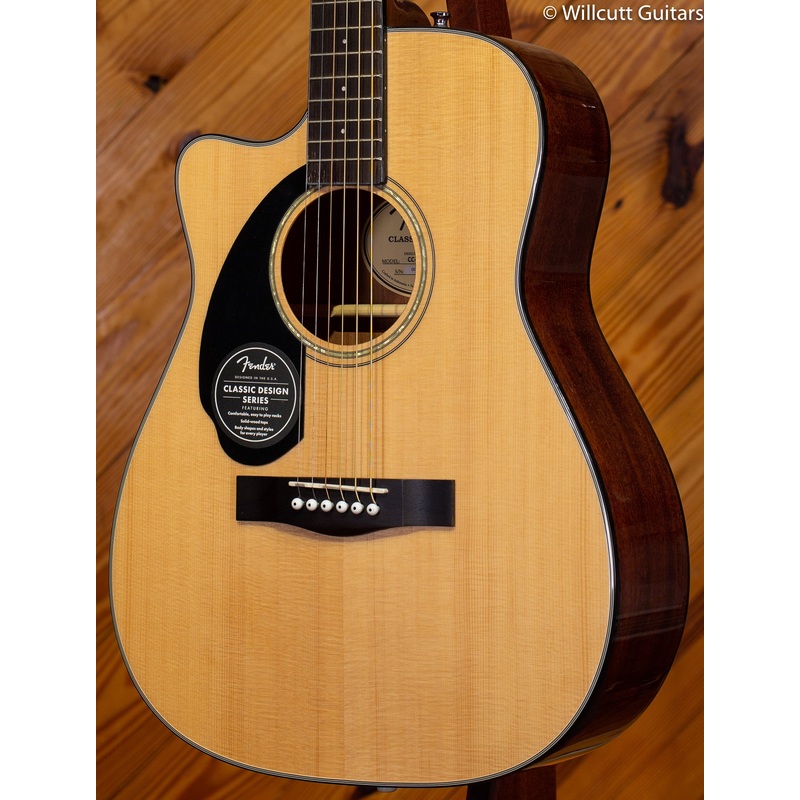 Fender CC-60SCe Left Handed Natural DEMO - ULT975560815528