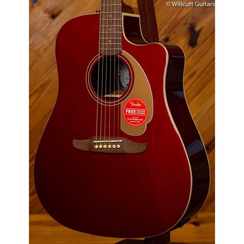 Fender Redondo Player, Candy Apple Red DEMO - ULT975560815524