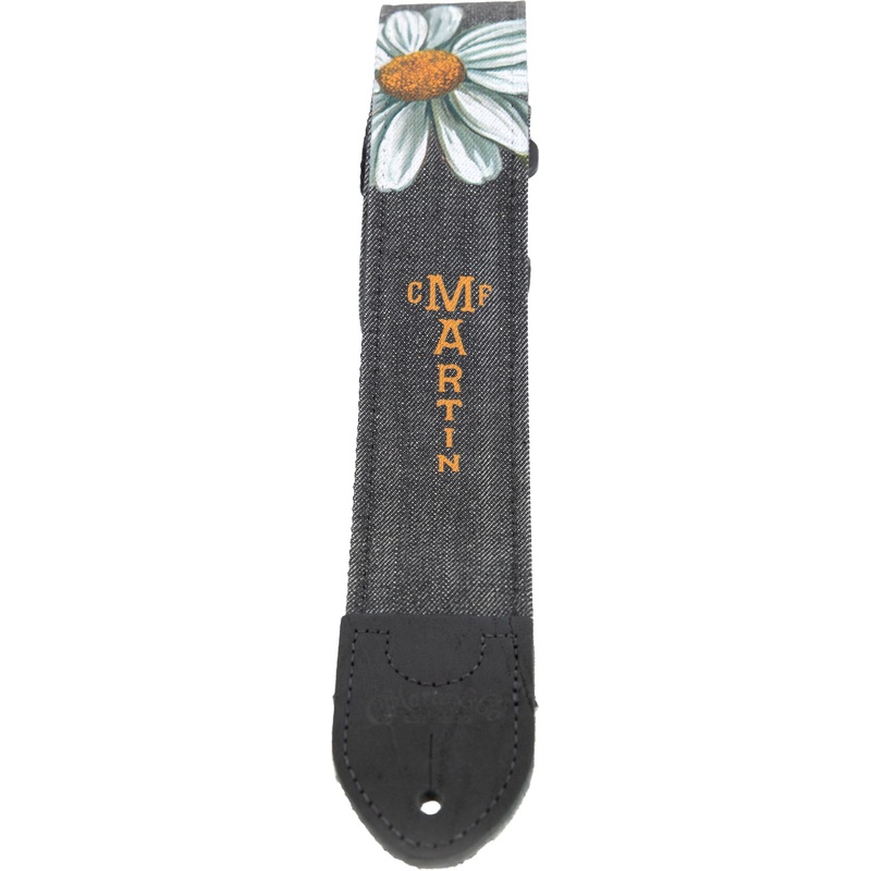 Martin Strap Denim, Black, Daisy - ULT975560815670