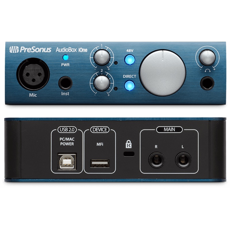 PreSonus AudioBox iOne Portable Audio Interface - ULT975560815735