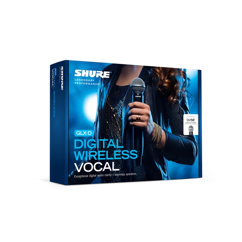 Shure GLX-D24/SM58-Z2 Digital Wireless Vocal System - ULT975560815736