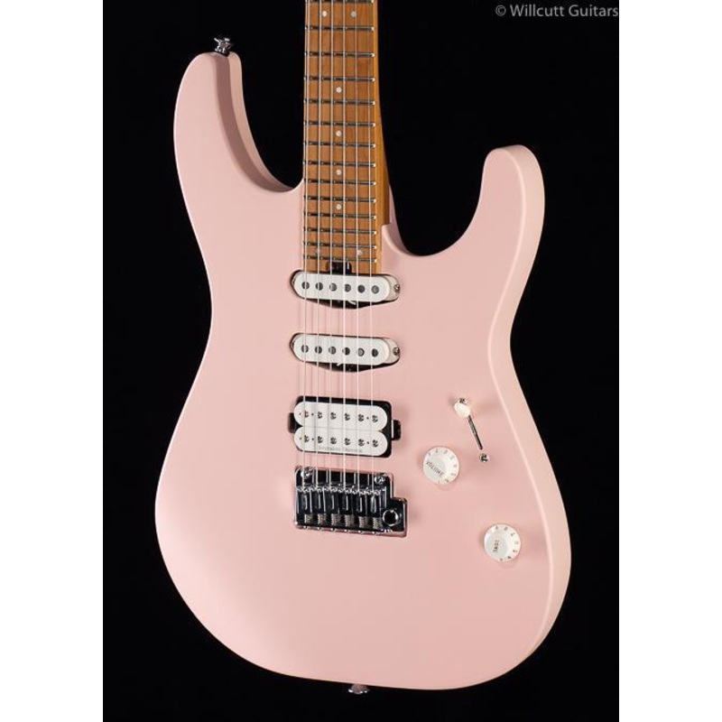 Charvel PRO-MOD DK24 HSS 2PT CM SATIN SHELL PINK (469) - ULT975560815202