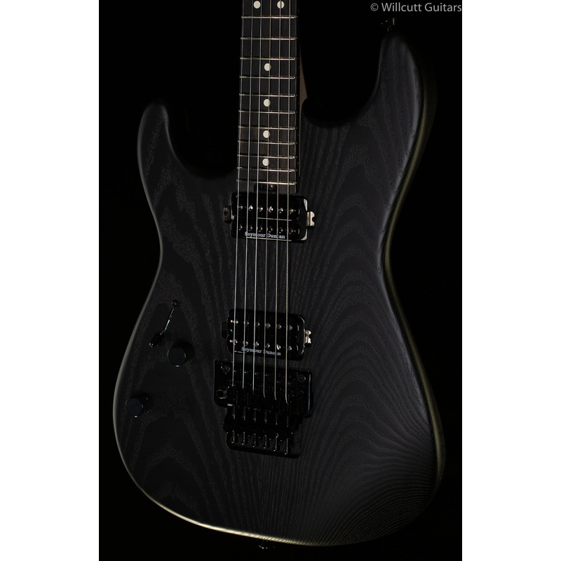 Charvel Pro-Mod San Dimas Style 1 HH FR E Sassafras LH Ebony Fingerboard Satin Black - ULT975560815341