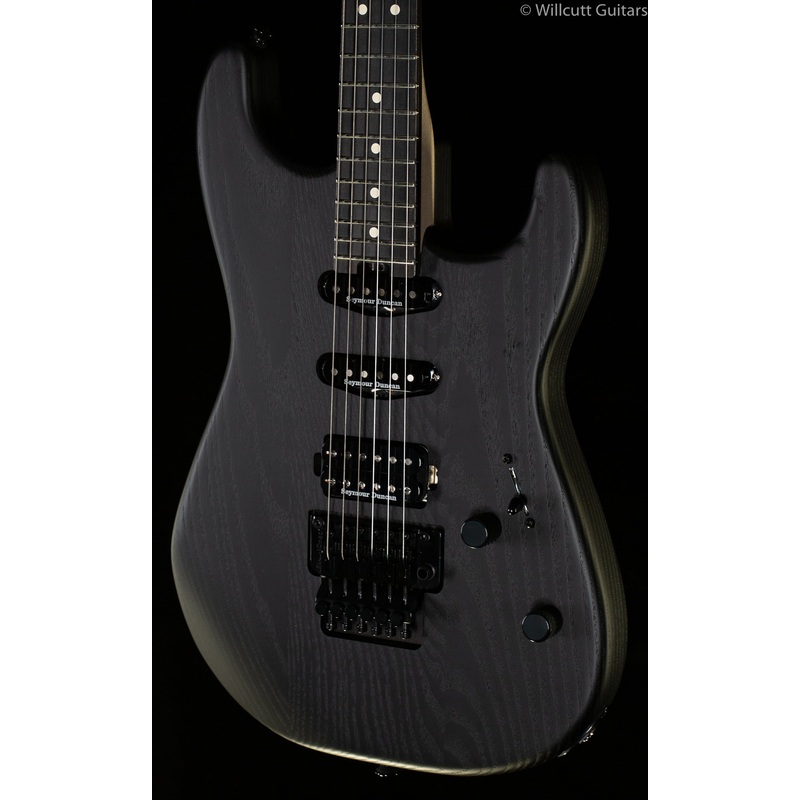 Charvel Pro-Mod San Dimas Style 1 HSS FR E Sassafras Ebony Fingerboard Satin Black - ULT975560815395