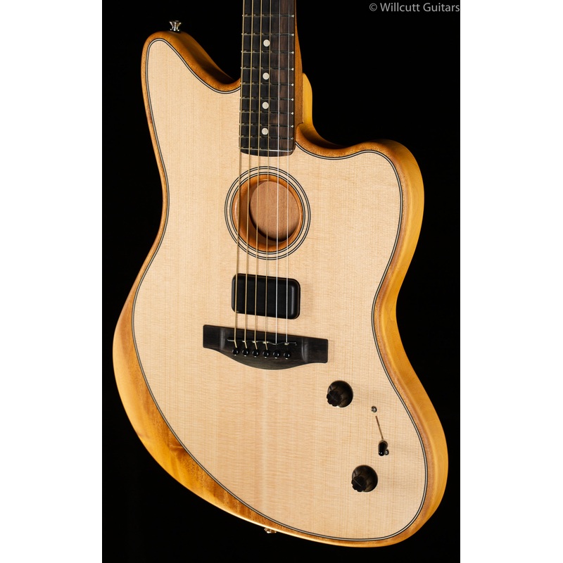 Fender American Acoustasonic Jazzmaster Natural Ebony Fingerboard - ULT975560815463