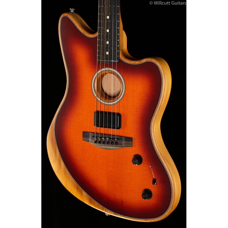 Fender American Acoustasonic Jazzmaster Tobacco Sunburst Ebony Fingerboard - ULT975560815461