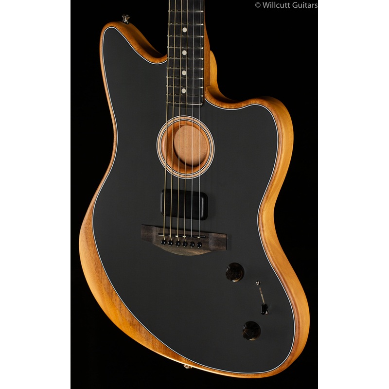 Fender American Acoustasonic Jazzmaster Tungsten Ebony Fingerboard - ULT975560815460