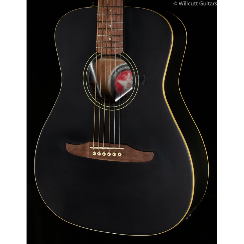 Fender Joe Strummer Campfire, Walnut Fingerboard, Matte Black - ULT975560815466